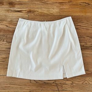 Vinatage cream suede mini